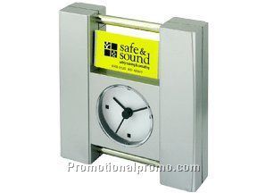 QUARTZ CLOCK WITH AD RUNNER