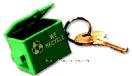 RECYCLE front end loader key tag 1"h x 1-1/4" x 1"