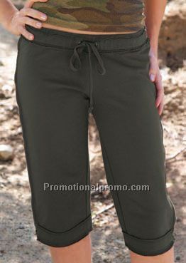 Raw Edge Capri Pant