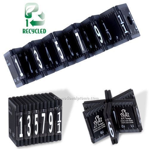 Recycled Fold 'em Up Ruler