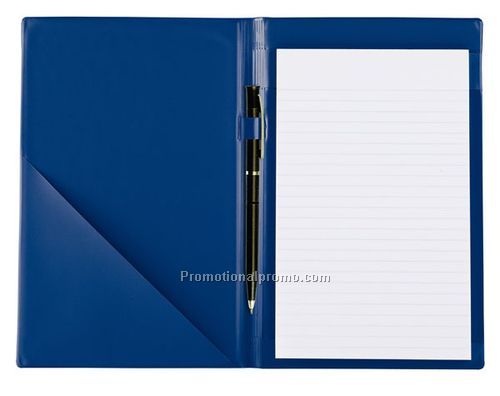 Recycled Vinyl portfolio with Note-pad - Memo size