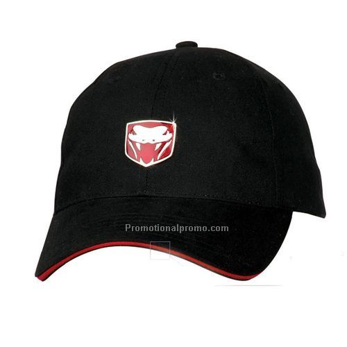 Red Sandwich Alumni style, double pique cap