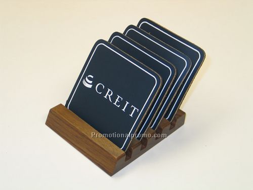 S/U WALNUT RUBBERBACK SQUARE