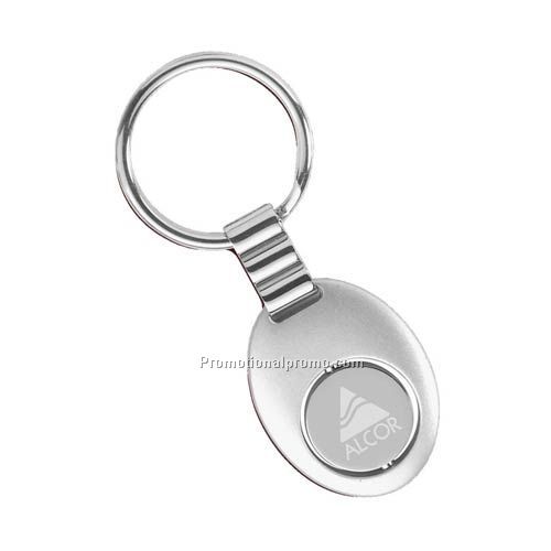 SPINNING OVAL KEYTAG