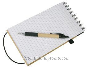 SPIRAL BOUND JOURNAL BOOK AND PEN SET