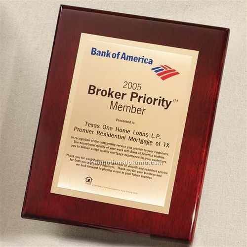 Screenprinted Brass Plaque - 7