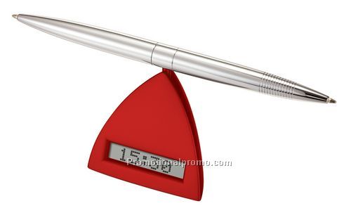 Scrolling Message Helicopter Pen Clock