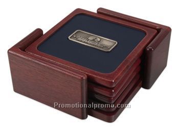 Set of 4 RW with Red Walnut Stand