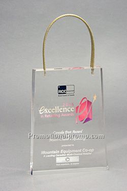 Shopping Bag Award - 6 x 7 x 1"