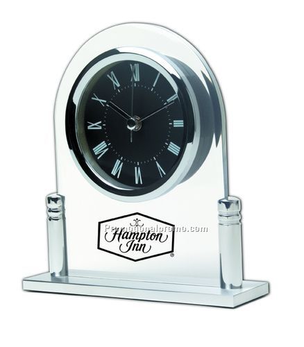 Silver Anniversary Desk Clock