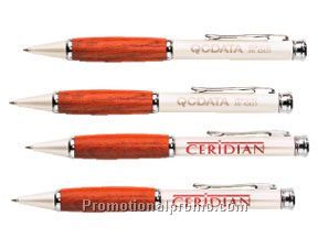 Silver and rosewood pen