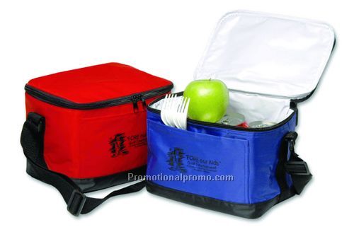 Six can cooler bag - royal / black