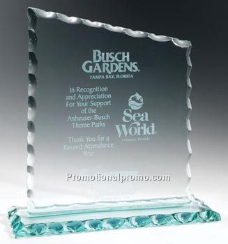 Slant Top Chipped Edge Glass - 11