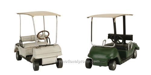 Small Green golf cart