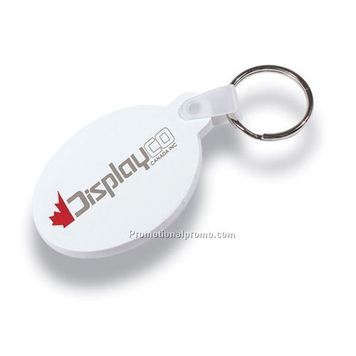 Soft vinyl key tag