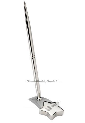 Star Series Chrome Pen Holder