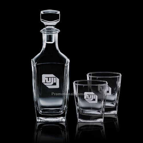 Sterling Decanter & 2 OTR