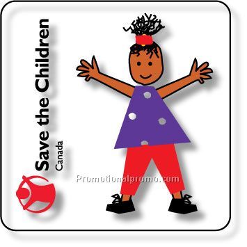 Stock Clear Matte Polypro Roll Labels - Square