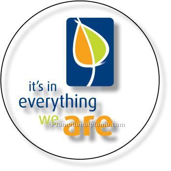 Stock Shape Clear Gloss Transparent Polypropylene Roll Labels - Round