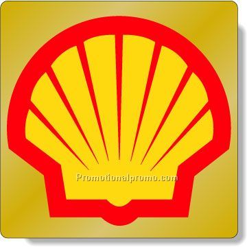 Stock Shape Dull Gold Foil Paper Roll Labels - Square with round corners