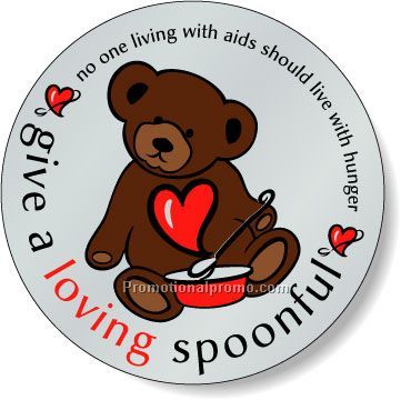 Stock Shape Dull Silver Foil Paper Roll Labels - Round