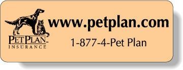 Stock Shape Fluorescent Orange Roll Labels - Rectangle with round corners