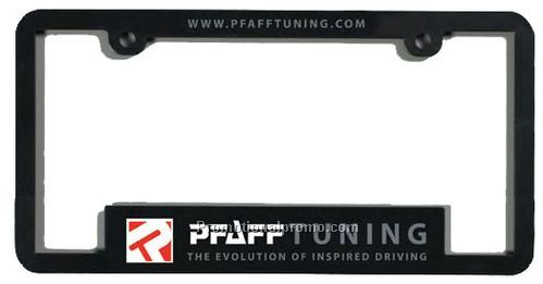 Style 100 - Black License Plate Frame