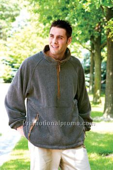 Suede Trim Pull-over