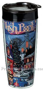 THE GREEN MUG - Four Colour Process Insert 16oz. Insulated Tumbler