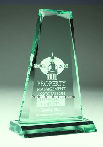 Tapered Jade Award with Laser Imprint