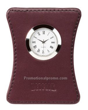 Terra Leather Clock