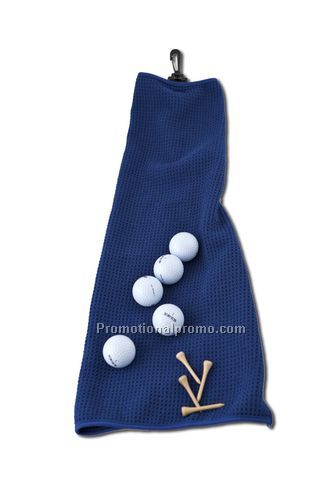 The Back Nine Dri-Lite Waffle Golf Towel