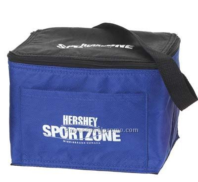 Traditional Lightweight Lunch Cooler Bag - Blue/Un