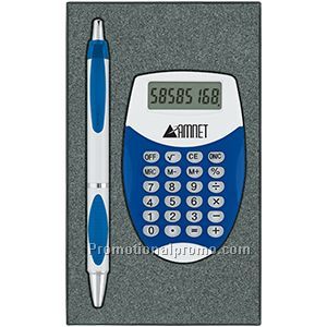 Translucent Color Calculator/Pen Gift Set
