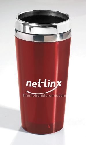 Translucent Tumbler With Stainless Steel Lid 16 oz