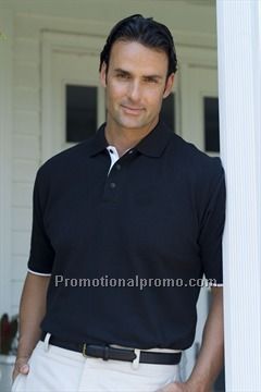 VELOCITY CONTRASTING PLACKET POLO
