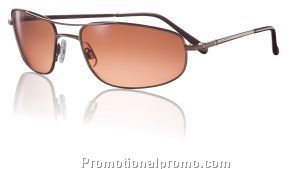 Velocity - Titanium - Espresso Frame Drivers Gradient Lens