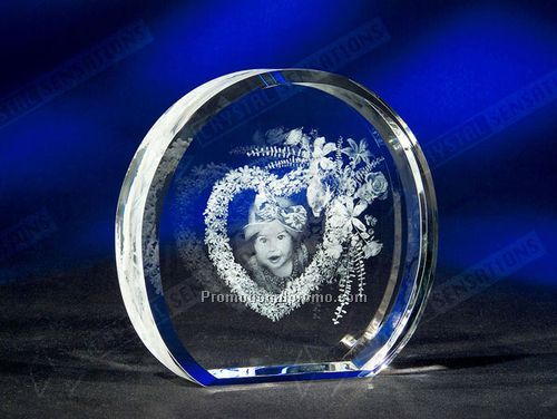 Vertical Beveled Circle