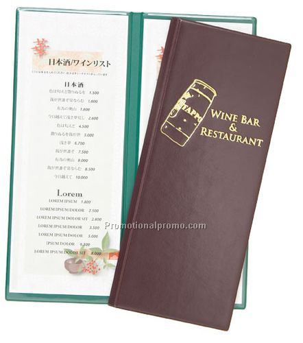 Wine/Dessert List Cover