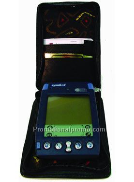 Zippered top fold PALMTOP holder / Stonewash Cowhide