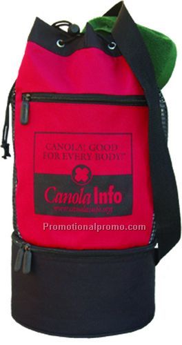 beach cooler red/black