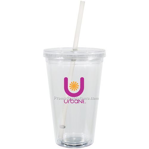 spirit tumbler - 16 oz - clear