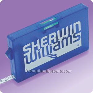 tape measure - retract. w/ level