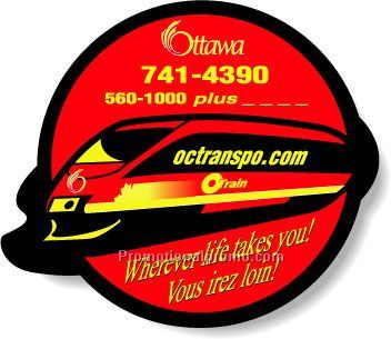 .002 Custom Shape Black Cast Vinyl Decals / with Super Adhesive