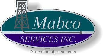 .002 Custom Shape Silver Gloss Polyester Decals with 'Void' imprint