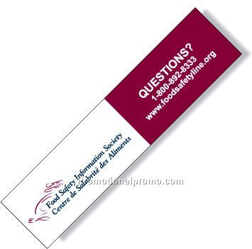 .020 White Styrene Plastic Monitor Billboard / with adhesive back & Sticky Note-Tac39200adhesive front