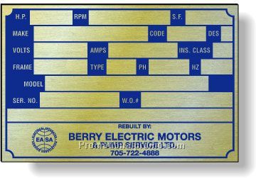 .02537920Indoor Satin Gold Aluminum Metal Plates / rectangle with square corners