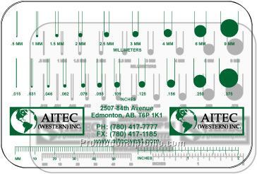 .050 Custom Shape Clear Polytrans Plastic
