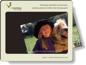 1/837920Rubber Back Mousepads with Clear Flip-up Window / Rectangle