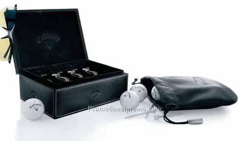 12-BALL LEATHER CADDIE